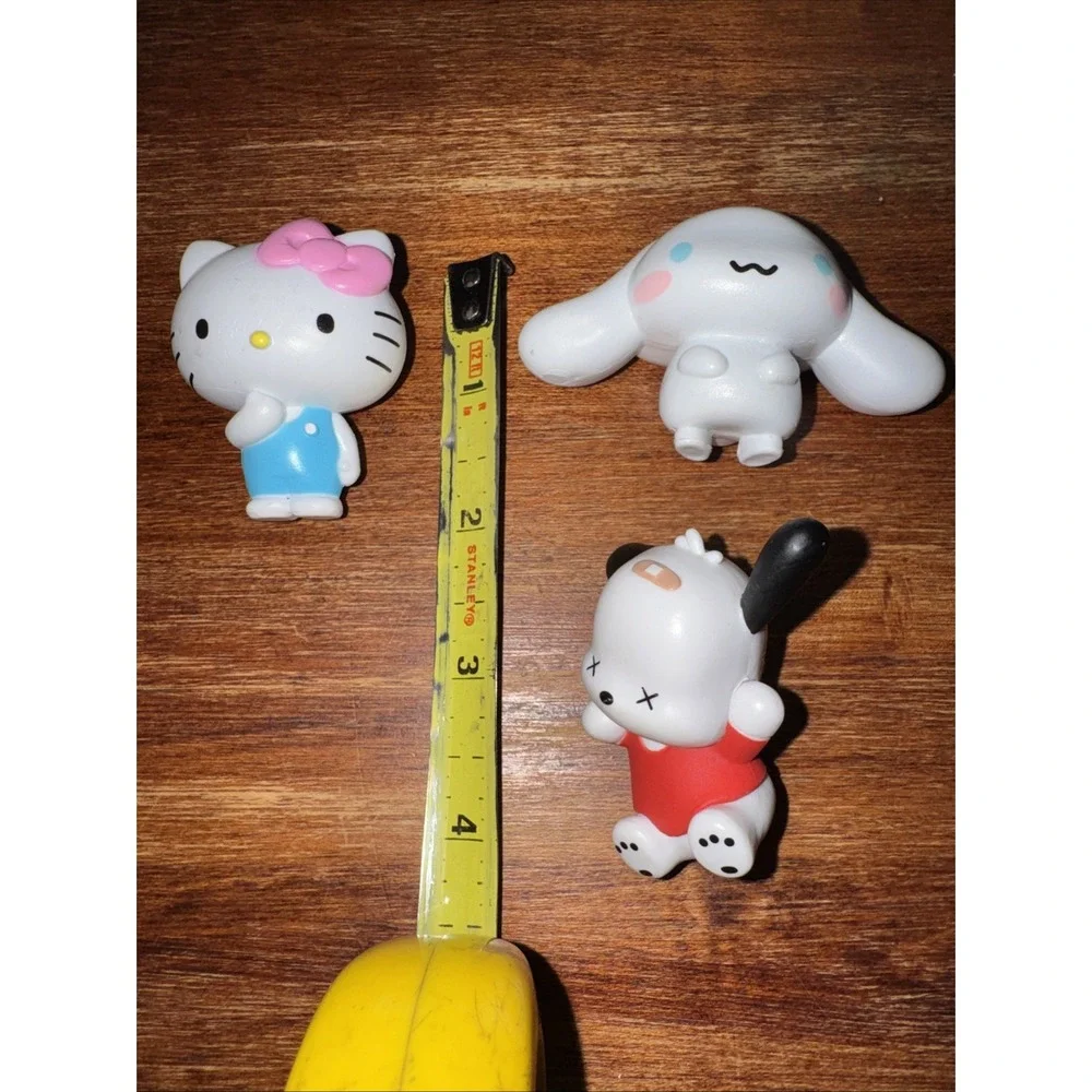 3‎ Sanrio Characters Hello Kitty, Cinnamoroll, Pochacco Miniature Figures